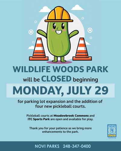 Wildlife Woods Park Closure Notice