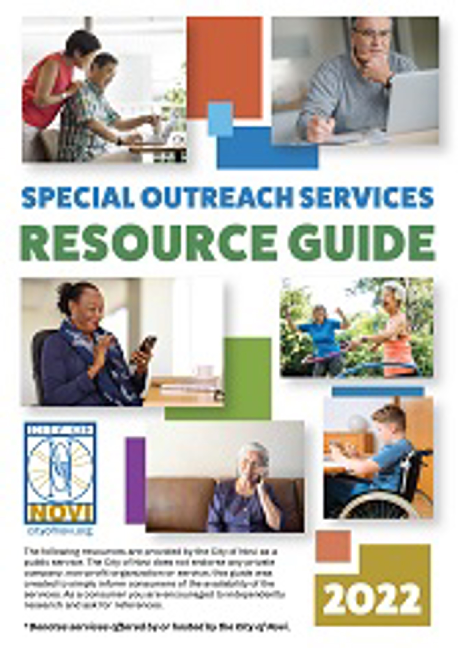 Click for the Special Outreach Services Resource Guide