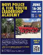 Flyer 2025 Police Youth Academy