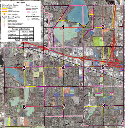 Sidewalk Snow Clearing Map Book - preview image