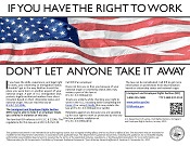 Right to Work Flyer
