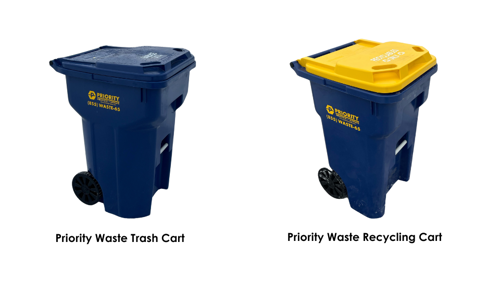 Priority Waste Trash and Recycling Carts