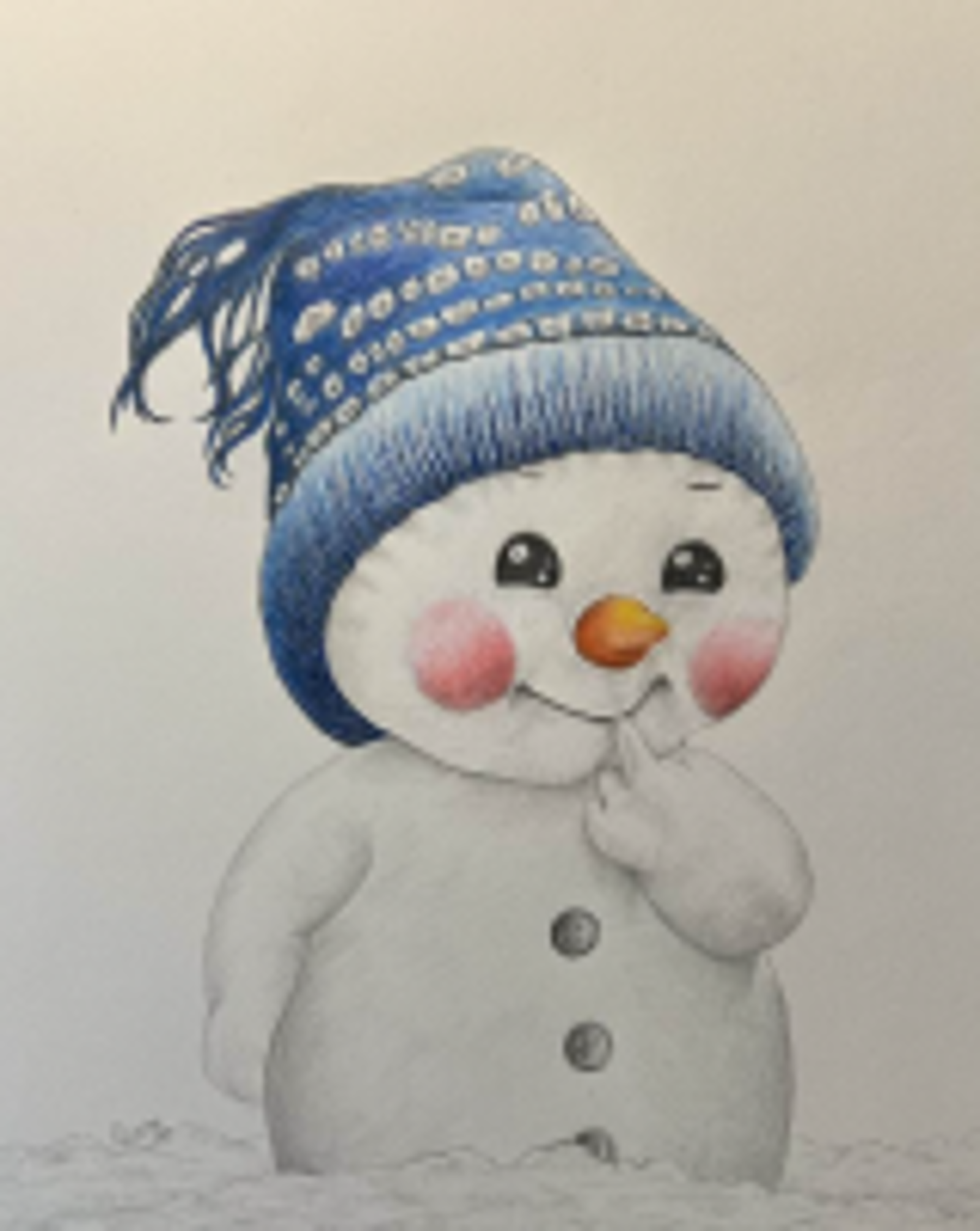Chris' Creations Snowman Painting
